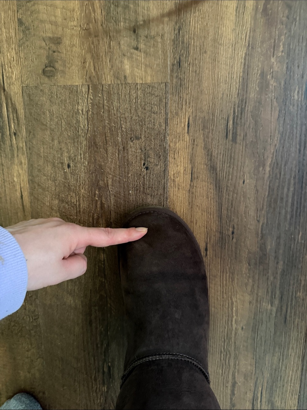 UGG Tall Triple Button Suede Boots in Brown - Picture 10 of 10